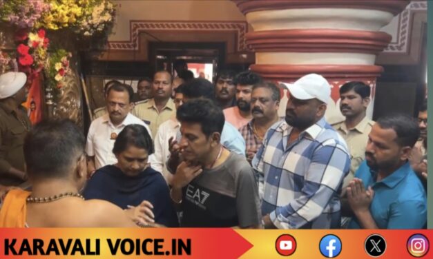 ಶಿರಸಿಯಲ್ಲಿ ಶಿವಣ್ಣ: ಶ್ರೀ ಮಾರಿಕಾಂಬಾ ದೇವಿಯ ದರ್ಶನ