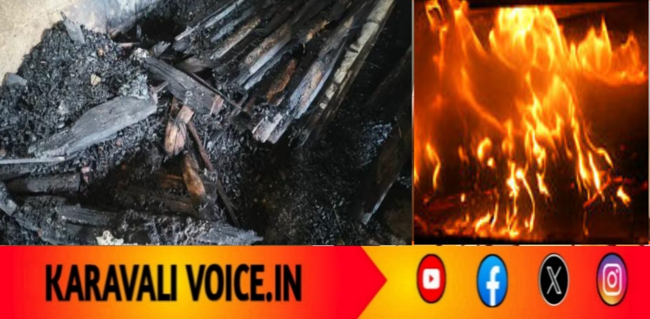 ಗೋರನಮನೆಯಲ್ಲಿ ಬೆಂಕಿ ಆರ್ಭಟ: ಗೀರ್ ಕರು ಬಲಿ!