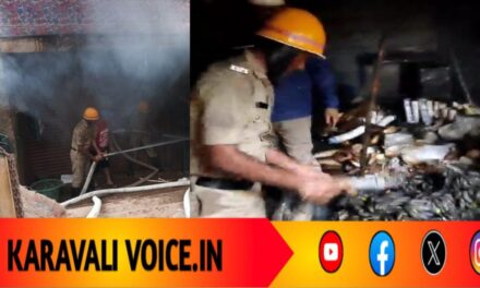 ಪೂಜಾ ಸಾಮಗ್ರಿ ಗೊಡನ್ನಲ್ಲಿ ಬೆಂಕಿ ಉಗ್ರತಾಂಡವ – ಲಕ್ಷಾಂತರ ನಷ್ಟ!