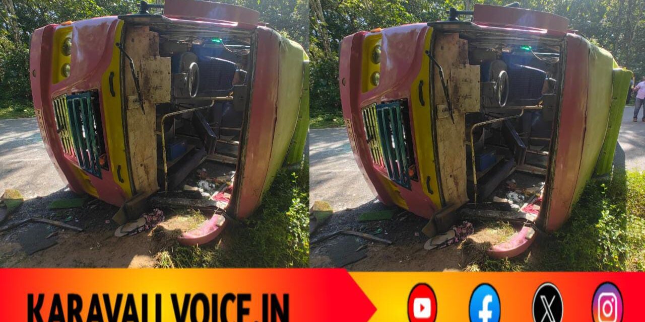 ರಾತ್ರಿ ಶಿಫ್ಟ್‌ ಮುಗಿಸಿ ಮರಳುತ್ತಿದ್ದ ಕಾರ್ಮಿಕರ ಟೆಂಪೋ ಪಲ್ಟಿ: 16 ಜನರಿಗೆ ಗಾಯ! 