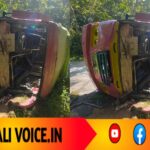 ರಾತ್ರಿ ಶಿಫ್ಟ್‌ ಮುಗಿಸಿ ಮರಳುತ್ತಿದ್ದ ಕಾರ್ಮಿಕರ ಟೆಂಪೋ ಪಲ್ಟಿ: 16 ಜನರಿಗೆ ಗಾಯ! 