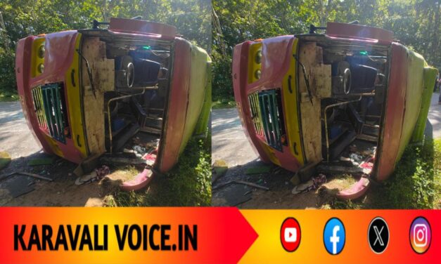 ರಾತ್ರಿ ಶಿಫ್ಟ್‌ ಮುಗಿಸಿ ಮರಳುತ್ತಿದ್ದ ಕಾರ್ಮಿಕರ ಟೆಂಪೋ ಪಲ್ಟಿ: 16 ಜನರಿಗೆ ಗಾಯ! 