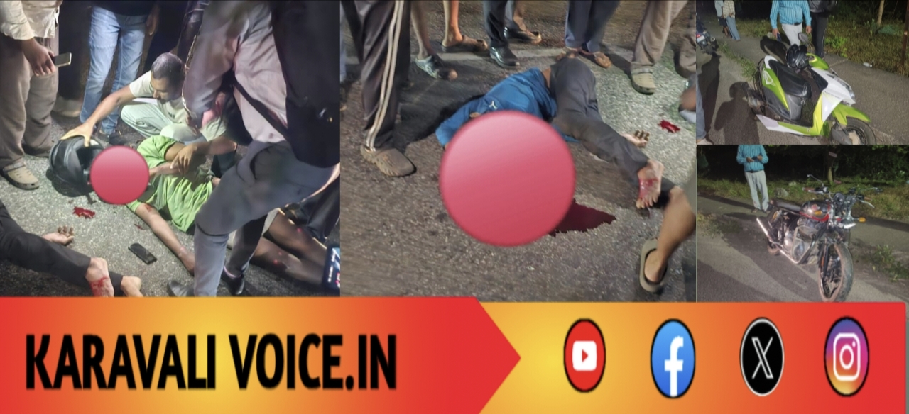 ಬೈಕ್-ಸ್ಕೂಟಿ ಅಪಘಾತ: ಓರ್ವ ಸ್ಥಳದಲ್ಲೇ ದುರ್ಮರಣ, ಸವಾರರು ಗಂಭೀರ! 