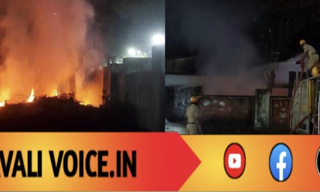 ಅಗ್ನಿ ತಾಂಡವ: ಕಾಲೇಜಿನಲ್ಲಿ ಬಿತ್ತು ಕಸದ ರಾಶಿಗೆ ಬೆಂಕಿ! 