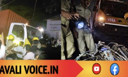 ಗೂಡ್ಸ ವಾಹನ –ಬೈಕ್ ನಡುವೆ ಭೀಕರ ಡಿಕ್ಕಿ; ಬೈಕ್ ಸವಾರರು ಗಂಭೀರ! 