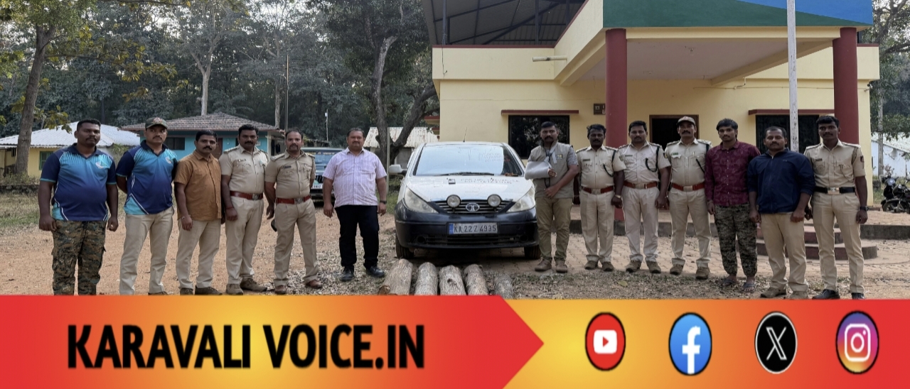 ಕತ್ತಲೆ ಕಥೆ ಬೆಳಕಿಗೆ: ವಿಐಪಿ ಕಾರಲಿ ಸಾಗವಾನಿ ಅಕ್ರಮ ಸಾಗಾಟ! 