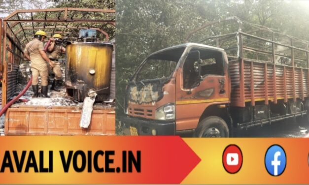 ರಸ್ತೆ ಬಿಳಿಯಾಗುವ ಮುನ್ನ ಲಾರಿ ಕೆಂಪಾಯ್ತು!