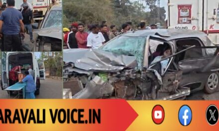ಭೀಕರ ರಸ್ತೆ ಅಪಘಾತ: ಇಬ್ಬರ ಸಾವು, ಇನ್ನಿಬ್ಬರು ಗಂಭೀರ 