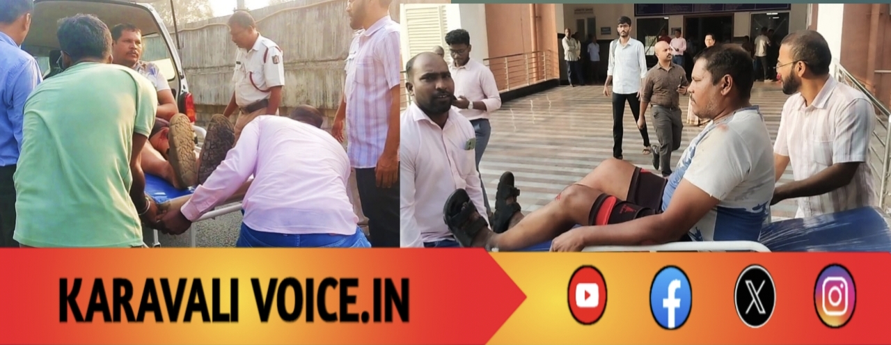 ಮಾರ್ಗಮಧ್ಯೆ ಮೂರ್ಛೆ: ನಿಯಂತ್ರಣ ತಪ್ಪಿದ ಬೈಕ್, ಚಾಲಕ ಗಂಭೀರ ಗಾಯ