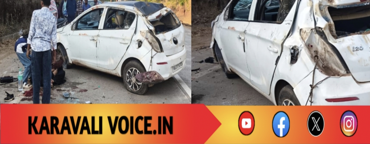 ಪಲ್ಟಿ ಹೊಡೆದ ಕಾರು: 10 ವರ್ಷದ ಬಾಲಕ ಸ್ಥಳದಲ್ಲೇ ದುರ್ಮರಣ