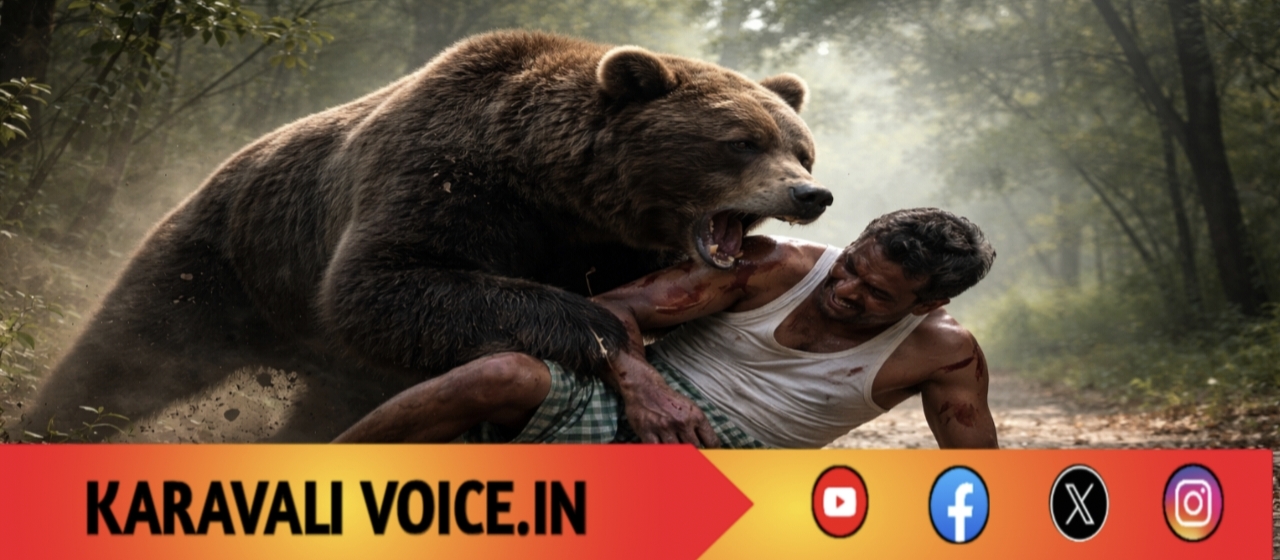 ಗದ್ದೆಗೆ ಹೊರಟ ರೈತನಿಗೆ ಕರಡಿ ಅಟ್ಯಾಕ್!