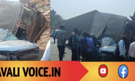 ಕಾರವಾರದಲ್ಲಿ ಕಾರಿನ ಮೇಲೆ ಮುಗುಚಿ ಬಿದ್ದ ಕಂಟೆನರ್! 