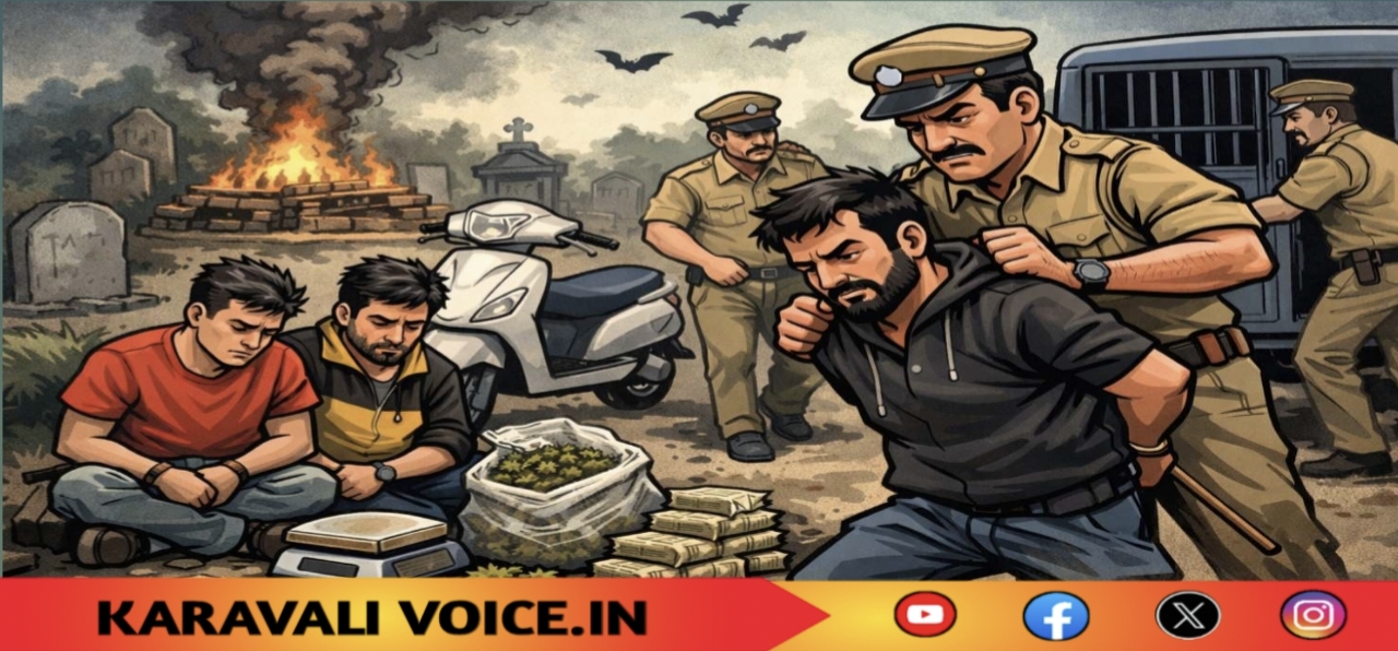 ಹೆಣಕ್ಕೂ ತಪ್ಪದ ಗಾಂಜಾ ಗಾಟು! ಇಬ್ಬರು ಲಾಕು! 