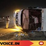 ಬೆಂಗಳೂರಿನಿಂದ ಕಾರವಾರ ಹೊರಟಿದ್ದ ಬಸ್ ಪಲ್ಟಿ: ಹಲವರಿಗೆ ಗಾಯ