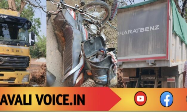 ಟಿಪ್ಪರ್–ಬೈಕ್ ಭೀಕರ ಡಿಕ್ಕಿ: ಸ್ಥಳದಲ್ಲೇ ಓರ್ವ ಸಾವು, ಮತ್ತೊಬ್ಬ ಗಂಭೀರ