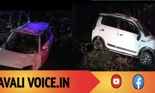 ತಿರುವಿನಲ್ಲಿ ಕಾರು ಪಲ್ಟಿ: ಐವರು ಪ್ರಾಣಾಪಾಯದಿಂದ ಪಾರು