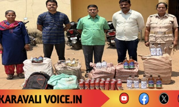 ಕಾಡಿನ ಮಧ್ಯೆ ಸೀಕ್ರೆಟ್ ಲಿಕ್ಕರ್ ಲಾಕರ್: ಅಬಕಾರಿಗೆ ಸಿಕ್ಕಿದ ಕೀ!