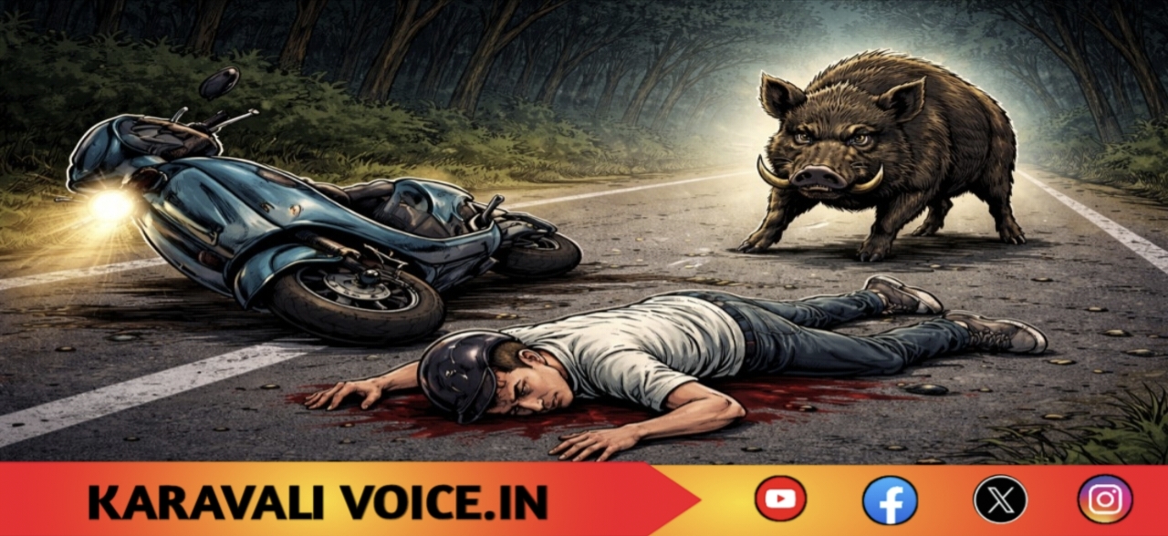 ಕಾಡು ಹಂದಿ ಎದುರು… ಸವಾರನ ಕೊನೆಯ ಉಸಿರು!