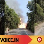 ಹೆದ್ದಾರಿಯಲ್ಲಿ ಧಗಧಗ ಹೊತ್ತಿ ಉರಿದ ಟ್ಯಾಂಕರ್.. ಚಾಲಕ ಎಲ್ಲಿದ್ದಾರೆ?