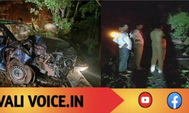 ಪ್ರವಾಸಿಗರ ಕಾರು ಭೀಕರ ಅಪಘಾತ: ಓರ್ವ ಗಂಭೀರ, ಇಬ್ಬರಿಗೆ ಗಾಯ