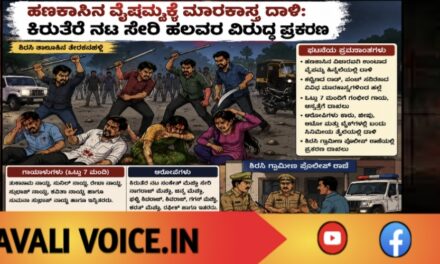 ಹಣಕಾಸಿನ ವೈಷಮ್ಯಕ್ಕೆ ಮಾರಕಾಸ್ತ್ರ ದಾಳಿ: ಕಿರುತೆರೆ ನಟ ಸೇರಿ ಹಲವರ ವಿರುದ್ಧ ಪ್ರಕರಣ