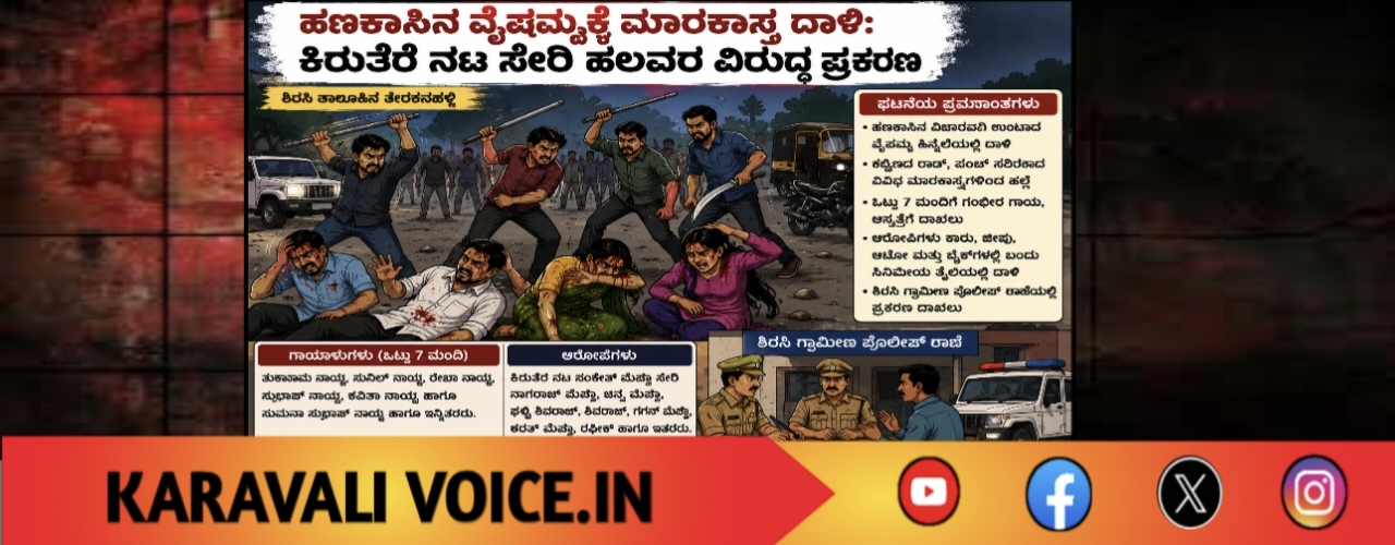 ಹಣಕಾಸಿನ ವೈಷಮ್ಯಕ್ಕೆ ಮಾರಕಾಸ್ತ್ರ ದಾಳಿ: ಕಿರುತೆರೆ ನಟ ಸೇರಿ ಹಲವರ ವಿರುದ್ಧ ಪ್ರಕರಣ