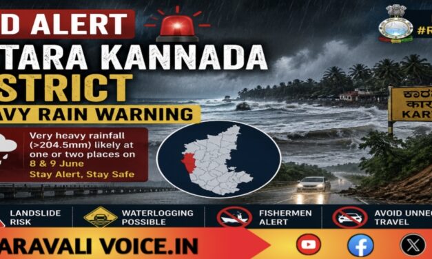 ಉತ್ತರ ಕನ್ನಡ ಜಿಲ್ಲೆಗೆ ರೆಡ್ ಅಲರ್ಟ್!