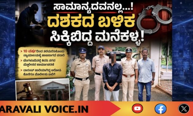 ದಶಕದ ಬಳಿಕ ಸಿಕ್ಕಿಬಿದ್ದ ಮನೆಕಳ್ಳ!