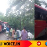 ಕೆಎಸ್‌ಆರ್‌ಟಿಸಿ ಬಸ್‌ಗಳ ಮುಖಾಮುಖಿ ಡಿಕ್ಕಿ: ಪ್ರಯಾಣಿಕರು ಗಂಭೀರ