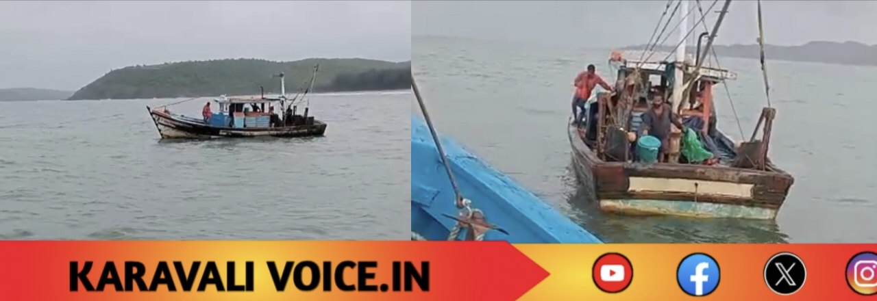 ಮತ್ತೆ ಬೋಟ್ ಮುಳುಗಡೆ; ಲಕ್ಷಾಂತರ ಹಾನಿ, ನಾಲ್ವರು ಪಾರು!