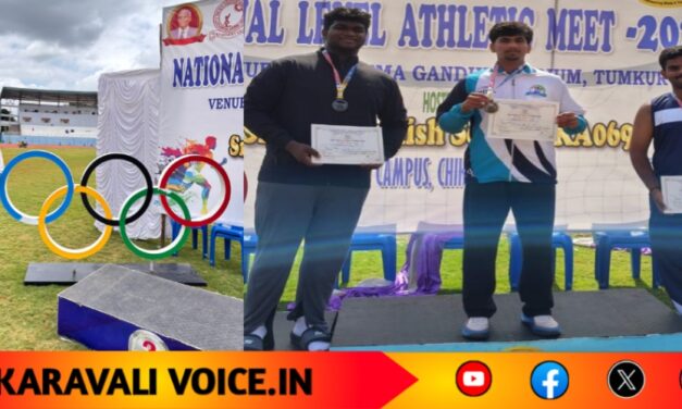 ಸಿದ್ದಾಪುರದ ತೇಜಸ್ ನಾಯ್ಕ್ ರಾಷ್ಟ್ರಮಟ್ಟದ ಕ್ರೀಡಾಕೂಟಕ್ಕೆ ಆಯ್ಕೆ!