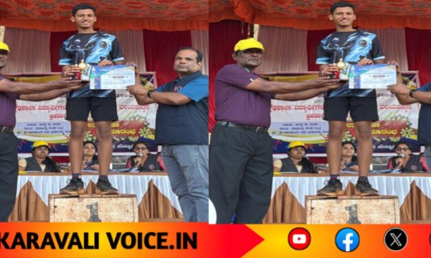 ಪ್ರಜಯ್ ಪ್ರೀತಮ್ ಬಾರ್ಕೂರ್‌ಗೆ ವೈಯಕ್ತಿಕ ವೀರಾಗ್ರಣಿ ಪ್ರಶಸ್ತಿ