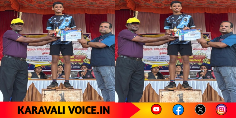 ಪ್ರಜಯ್ ಪ್ರೀತಮ್ ಬಾರ್ಕೂರ್‌ಗೆ ವೈಯಕ್ತಿಕ ವೀರಾಗ್ರಣಿ ಪ್ರಶಸ್ತಿ
