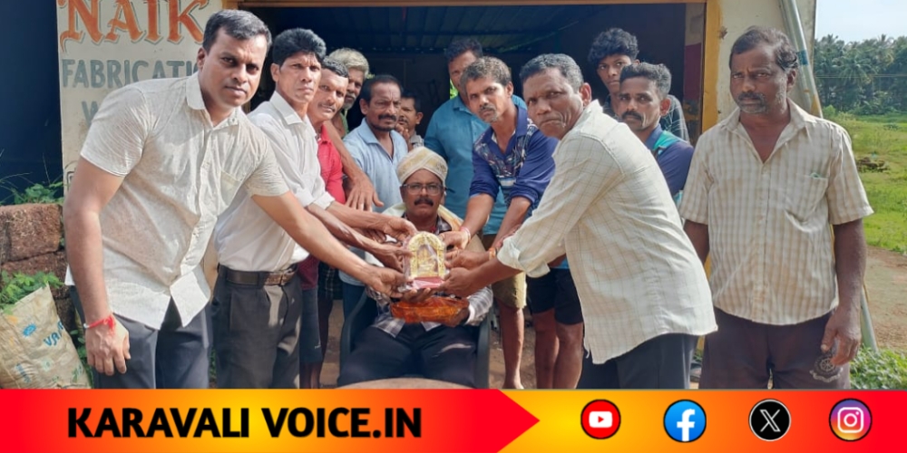 ಗ್ರಾಮಸ್ಥರ ಪ್ರೀತಿಯ ಬೀಳ್ಕೊಡುಗೆ ಪಡೆದ ರಾಧಾಕೃಷ್ಣ ನಾಯಕ